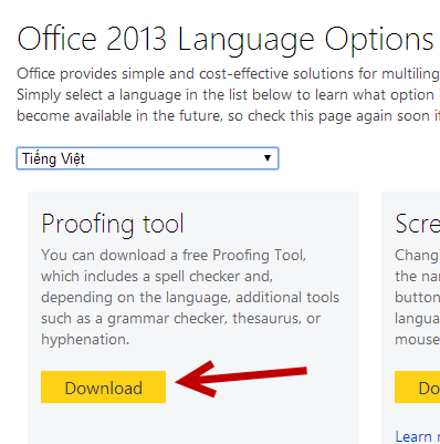 download new proofing tool for Word