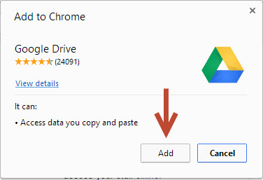 Add Google Drive to Chrome