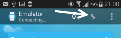 android wear settings