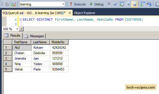 Finding Duplicates Records Using Group by in SQL Server (3)
