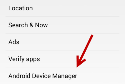 Android Device Manager