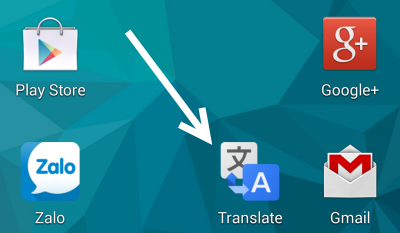 Google Translate app