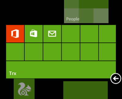 resize windows phone 8 folder