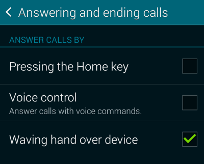 answer call with voice command