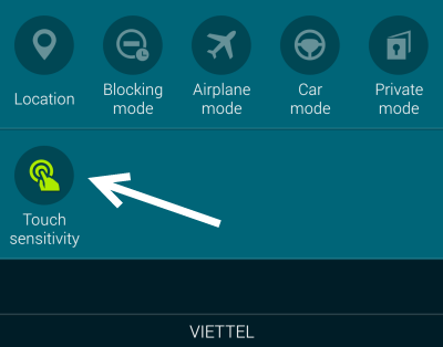 Android increase touch sensitivity