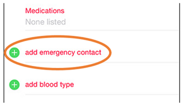 Add a friend or relative as a contact