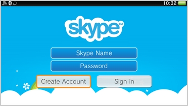 Sign in to Skype in PSP