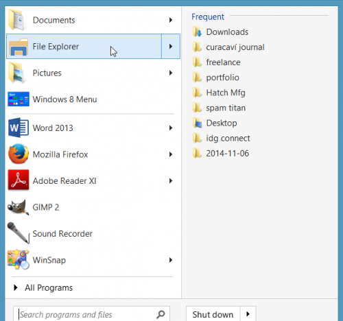 how to search for a document windows 10