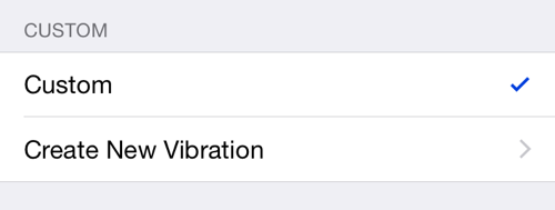 iOS set custom vibration pattern