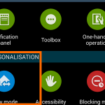 enable easy mode – personalization easy mode