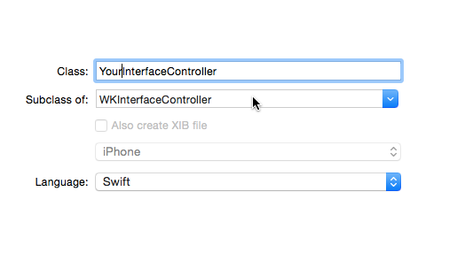 Create an interface controller