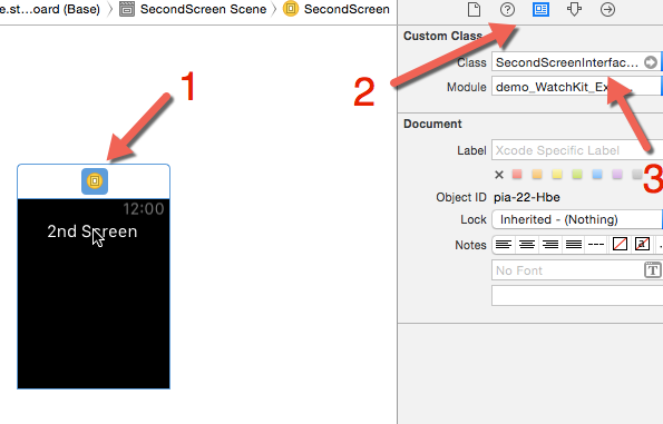 Assigning class for interface controller from storyboard