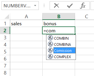 how to create excel custom function