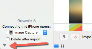 Image capture settings