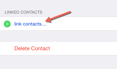 merge iPhone contacts