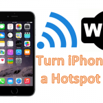 Turn iPhone into a Hotspot Zone