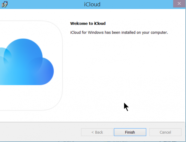 set up icloud for windows