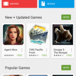 Playstore Home