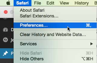 Safari Preferences