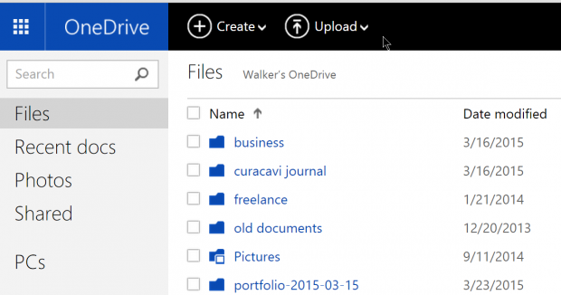 using the microsoft onedrive