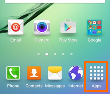 Samsung Galaxy S6 Apps Icon