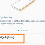 Samsung Galaxy S6 Edge Edge lightion option Icon