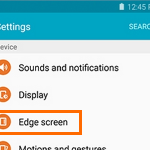 Samsung Galaxy S6 Edge Screen Icon