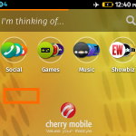 Tap and Hold on a Blank Space on Firefox OS