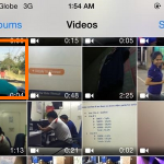 Video thumbnail on Photos App – iPhone 6 ios8