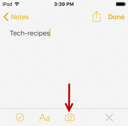 iOS add checklist photo vide