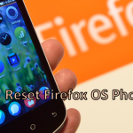 Reset Firefox OS Phone