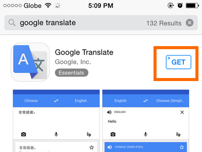 Google Translate on the App Store