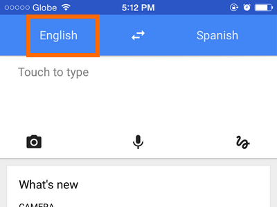 iPhone - Google Translate - Original Language