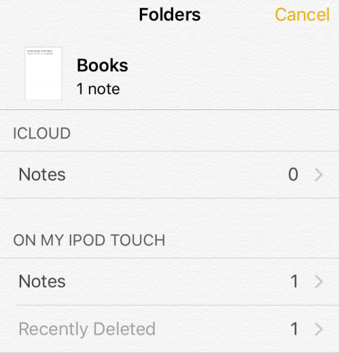recover deleted notes iPhone