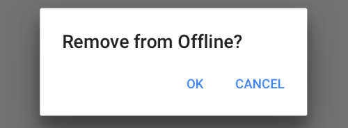 delete offline youtube videos