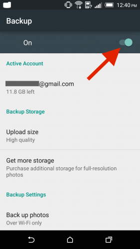 android backup photos 