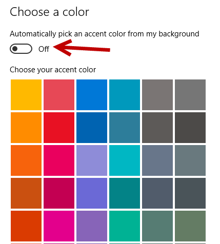 change windows 10 accent color