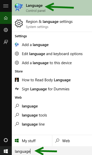 Windows 10 control panel