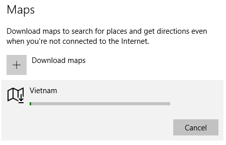 Windows 10 download offline maps