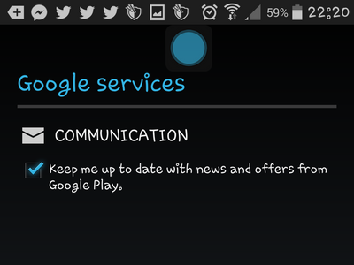 Android - Create Google - Communications