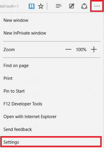 Microsoft Edge Options