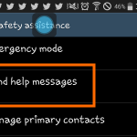Samsung Galaxy – Safety Assistance – Send Help Messages