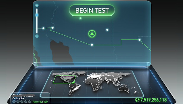 Ookla Speed test internet