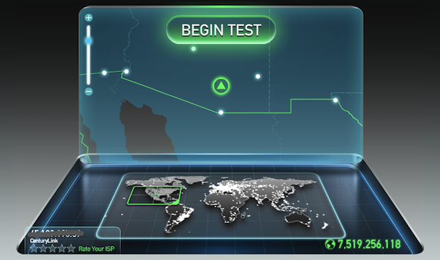 Ookla Speed test internet