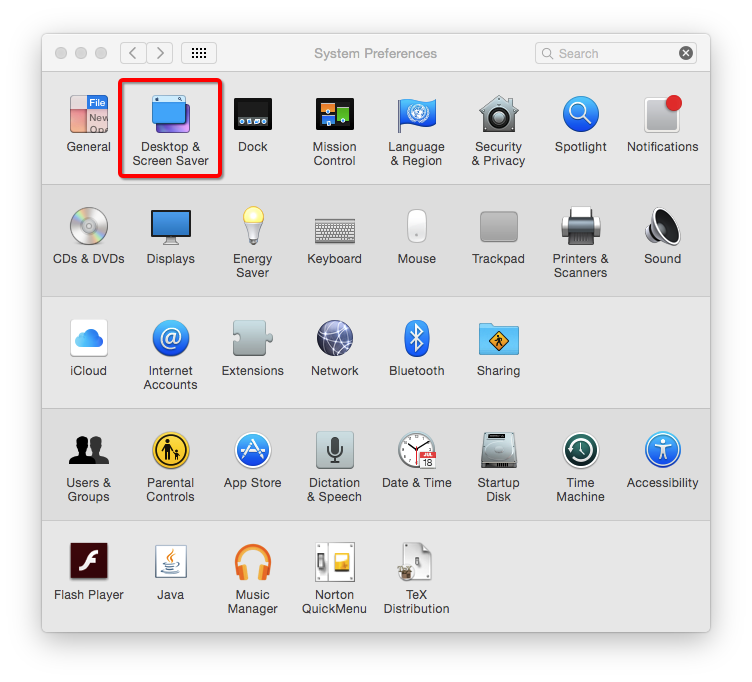 Mac Desktop and Screen Saver