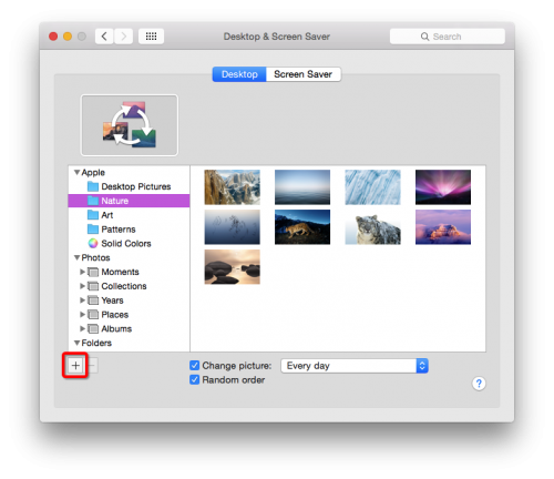 Mac Desktop and Screen Saver