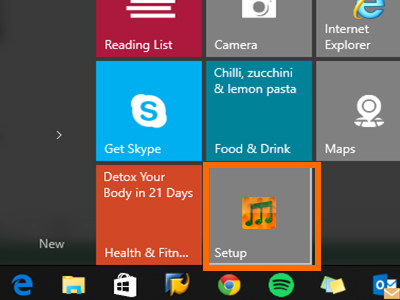 Windows 10 - App already on the Start Menu Tile
