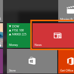 Windows 10 – News App with a Static Tile