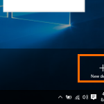 Windows 10 – Task View – New Desktop