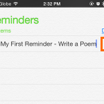 iPhone – Reminders – More Info